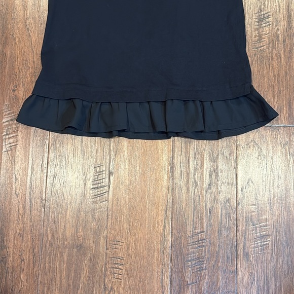 NWT! J. Crew Black Ruffled Sleeveless Tank Top - Picture 4 of 9